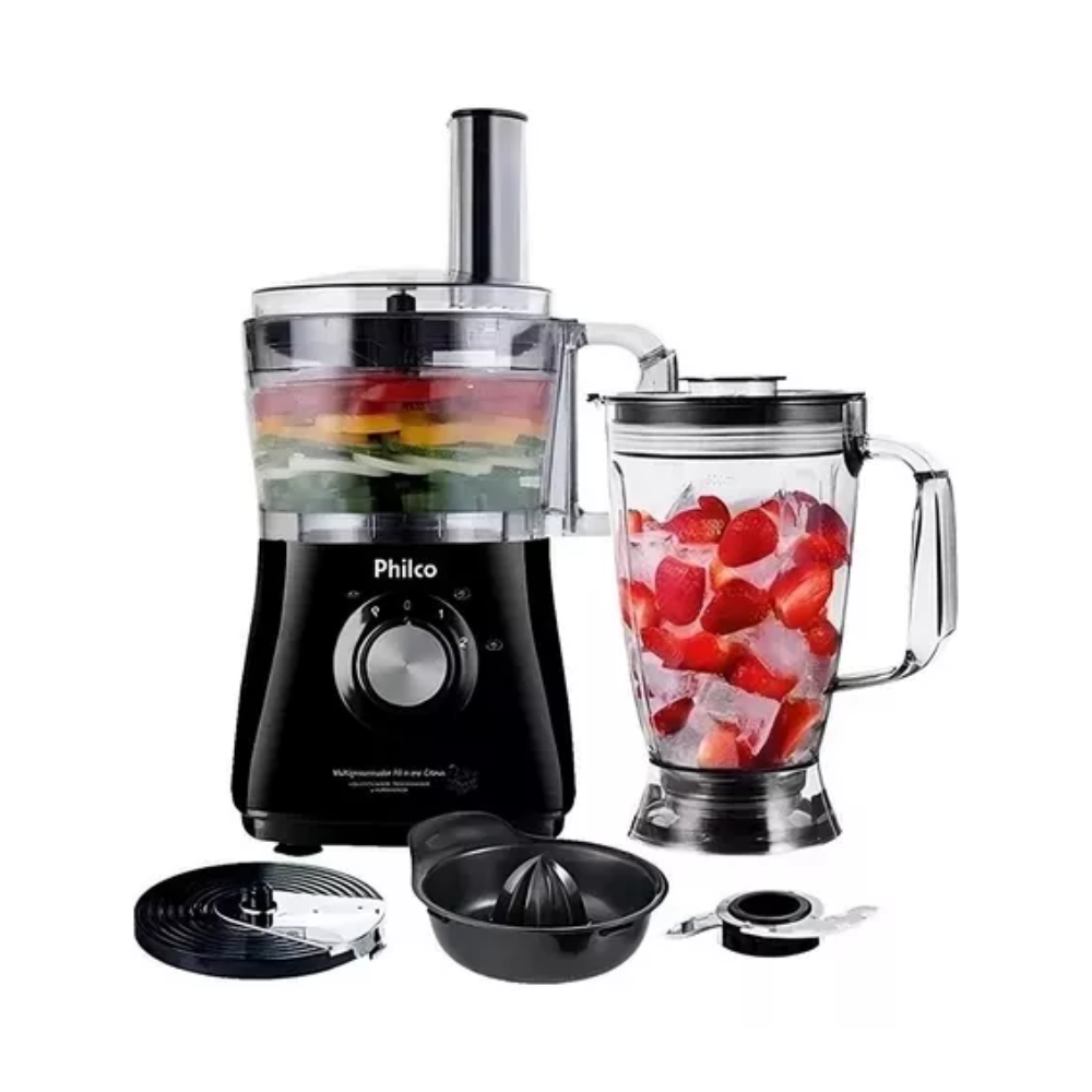 Multiprocessador All In One Citrus 3 Em 1 Philco 800w 1,2l Multiprocessador All In One Citrus 3 Em 1 Philco 800w 1,2l